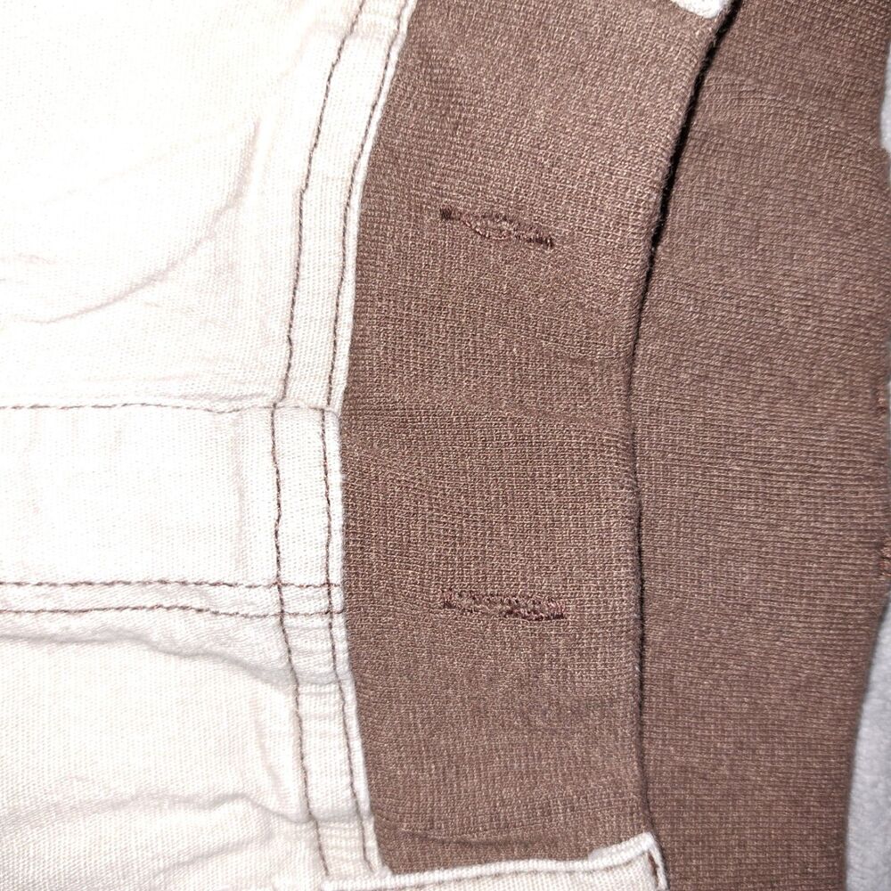 Flamingals Women's Cargo Pants Lot 3 Size M Cotton Blend Multi Pocket 30" inseam - Picture 9 of 9